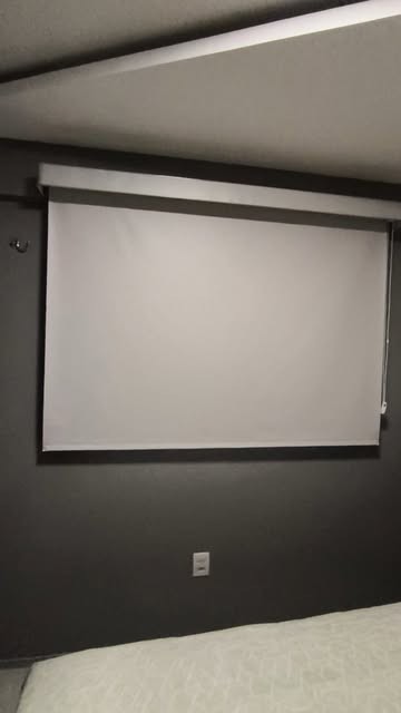 Tela de projeção instalada pela Cortinas Nordeste
